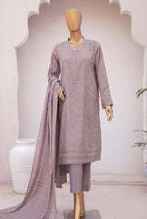 3 Piece Unstitched - Valencia Jacquard Printed Suit -VJ-07