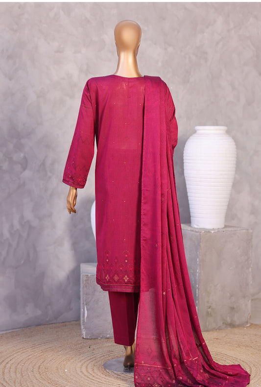 Valencia by HZ Textiles Embroidered Jacquard Suit Unstitched 3 Piece VJE-7106 Vol 02