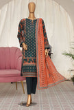 Vital Prints by HZ Textiles Digital Printed Lawn Suit Unstitched 3 Piece VP-02 - Summer Collection