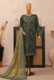 Vital Printed Slub Lawn Unstitched Suit by HZ Textiles VP - 04