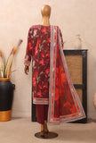 Vital Printed Slub Lawn Unstitched Suit by HZ Textiles VP - 10 - A