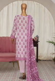 Vital Printed Slub Lawn Unstitched Suit by HZ Textiles VP - 10 - B