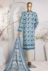 3 Piece Unstitched - Vital Prints Digital Printed Suit - VP-150