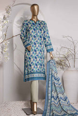 3 Piece Unstitched - Vital Prints Digital Printed Suit - VP-150