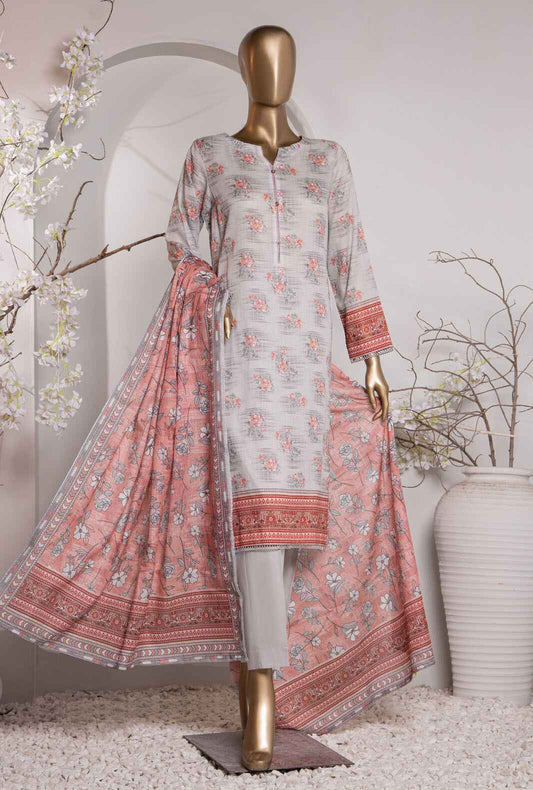 3 Piece Unstitched - Vital Prints Digital Printed Suit - VP-157