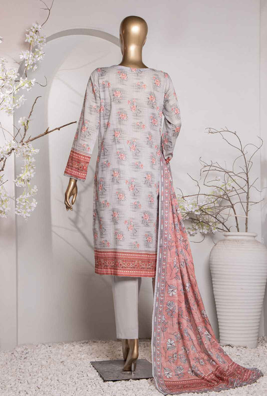 3 Piece Unstitched - Vital Prints Digital Printed Suit - VP-157