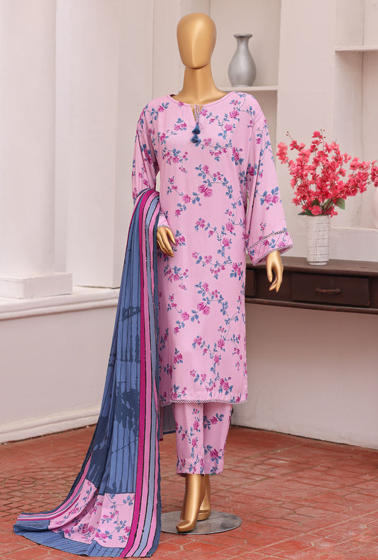 Viscose Twill by HZ Textiles Printed Viscose Suit Unstitched 3 Piece VT - 5031 Vol 01