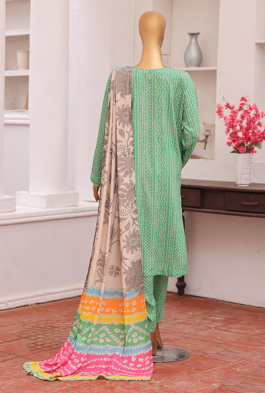 Viscose Twill by HZ Textiles Printed Viscose Suit Unstitched 3 Piece VT - 5033 Vol 01