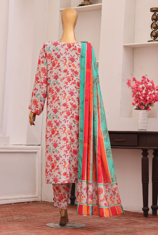 Viscose Twill by HZ Textiles Printed Viscose Suit Unstitched 3 Piece VT - 5034 Vol 01
