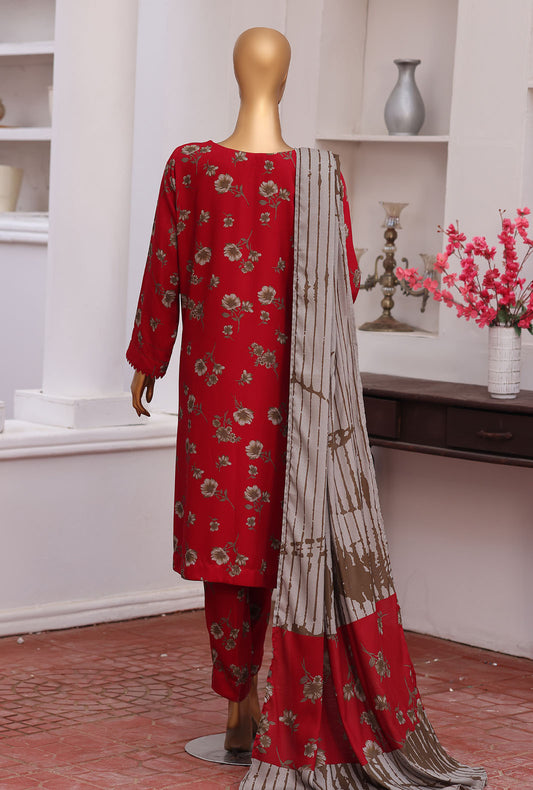 Viscose Twill by HZ Textiles Printed Viscose Suit Unstitched 3 Piece VT - 5036 Vol 01