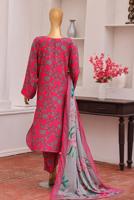Viscose Twill by HZ Textiles Printed Viscose Suit Unstitched 3 Piece VT - 5038 Vol 01