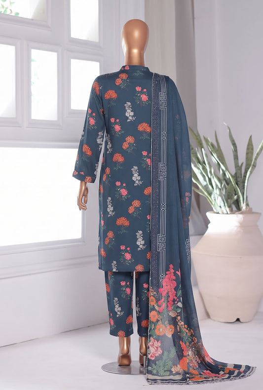Viscose Twill by HZ Textiles Printed Viscose Suit Unstitched 3 Piece VT - 5039 Vol 02