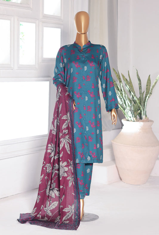Viscose Twill by HZ Textiles Printed Viscose Suit Unstitched 3 Piece VT - 5041 Vol 02