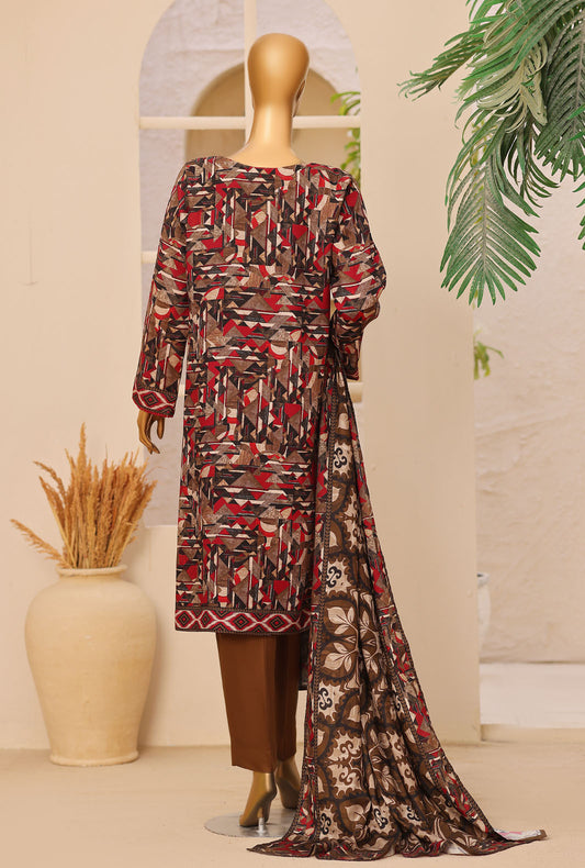 Viscose Twill by HZ Textiles Printed Viscose Suit Unstitched 3 Piece VT - 5095 Vol 03