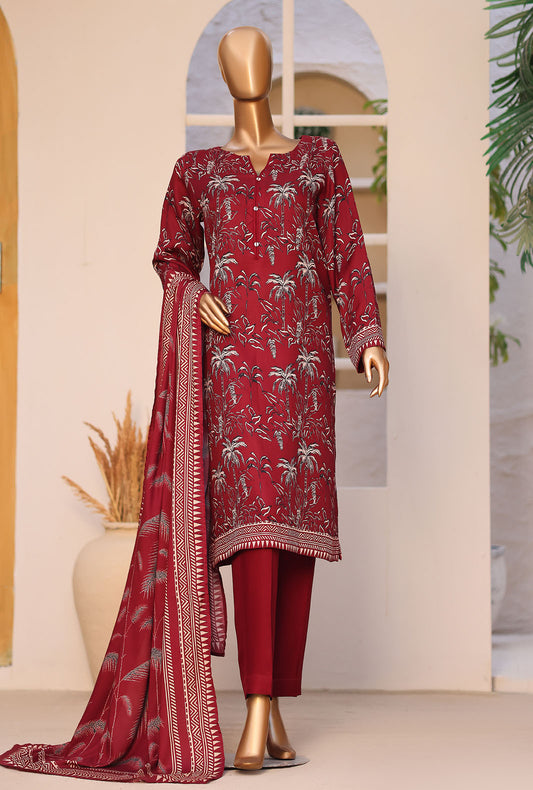 Viscose Twill by HZ Textiles Printed Viscose Suit Unstitched 3 Piece VT - 5098 Vol 03