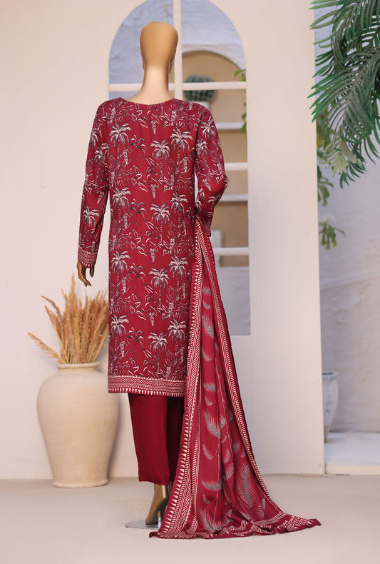 Viscose Twill by HZ Textiles Printed Viscose Suit Unstitched 3 Piece VT - 5098 Vol 03