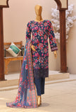 Zouq by Hz Textiles Embroidered Lawn Suit Unstitched 3 Piece ZEC-3168