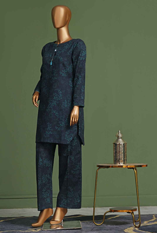 2 Piece Stitched -Basics Printed Khaddar Suit - KPC-906 V1